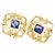 Orecchini a clip Chanel Vintage Coco Mark D'oro