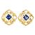 Orecchini a clip Chanel Vintage Coco Mark D'oro - vista 2