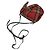Borsa a tracolla Loewe Tartan Check Elephant Rosso Multicolore - vista 6