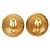 Orecchini a clip Chanel Coco Mark Vintage Gold D'oro - vista 3