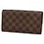 Louis Vuitton Damier Portefeuille Sarah Long Wallet Marrone - vista 2