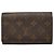 Louis Vuitton Monogram Bi-fold Wallet Braun