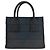 Salvatore Ferragamo Schwarze Canvas Handtasche/Tote Bag