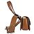 Bamboo Marsupio Gucci in pelle marrone - vista 2