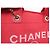 BORSA A TASCA CHANEL DEAUVILLE SHOPPING PM IN TELA ROSA - vista 19