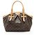 Louis Vuitton Tivoli GM Satchel aus Monogram Canvas Braun - Ansicht 3