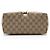 Tote Gucci Vintage GG Canvas Double Pocket Castaño Beige - vista 4
