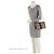 Borsa a Spalla Gucci GG Supreme Ophidia Medium Chain Marrone Beige - vista 5