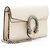 Mini borsa a tracolla Dionysus in pelle e cristalli Gucci Bianco - vista 2