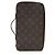 Louis Vuitton Vintage Monogram Canvas Poche Escapade Organizer Wallet Brown