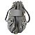 Borsa a tracolla Louis Vuitton Lunar GM Mahina in pelle marrone scuro - vista 8