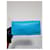 Yves Saint Laurent Saint Laurent Pochette Cassandre en Cuir Caviar - Turquoise Bleu  - vue 13