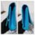 Yves Saint Laurent Saint Laurent Pochette Cassandre en Cuir Caviar - Turquoise Bleu  - vue 4