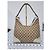 Borsa Hobo Gucci Lovely Heart Monogram Media - Off White/Marrone Crudo - vista 3
