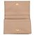 Tarjetero de cuero beige Prada - vista 4