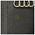 Porte-clés en cuir Taiga Louis Vuitton Noir - vue 7