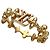 Anello Louis Vuitton in metallo dorato da donna D'oro - vista 2
