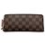 Louis Vuitton Damier Canvas Long Wallet Brown Pink