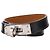 Bracciale Kelly Double Tour in pelle Strand Hermès Nero Argento