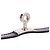 Bracciale Kelly Double Tour in pelle Strand Hermès Nero Argento - vista 10