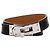 Bracciale Kelly Double Tour in pelle Strand Hermès Nero Argento - vista 5