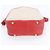Hermès Borsa a Spalla Hermes Victoria Toile H Leather Rosso Beige - vista 6
