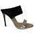 Gianvito Rossi Sandali con tacco alto oro e nero D'oro