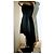 Mangano schwarzes asymmetrisches trägerloses Abendkleid - Ansicht 3