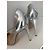 Gianvito Rossi Plexi Leder Pumps Silber - Ansicht 3