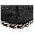 Borsa a tracolla con catena in pelle di vitello nera Chanel Nero - vista 19