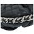 Borsa a tracolla con catena in pelle di vitello nera Chanel Nero - vista 22