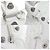 Borsa Balenciaga Le Cagoule Panier Bianco - vista 7