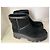 Gianvito Rossi Botines Stormy de Ante Negro - vista 3