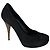 Fendi Pumps aus schwarzem Wildleder mit FF-Monogramm