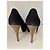 Fendi Pumps aus schwarzem Wildleder mit FF-Monogramm - Ansicht 3