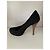 Fendi Pumps aus schwarzem Wildleder mit FF-Monogramm - Ansicht 6