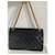 Chanel Classic Flap Bag Pele de Cordeiro Preta Preto - vista 12