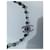 Collana Chanel CC Logo con Perle e Strass Nero Grigio Metallico  - vista 8