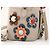 Fendi By The Way Floral Leder-Rucksack Mehrfarben Beige - Ansicht 2