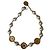 Chanel Bracciale in Perle e Maglie Dorate Bianco D'oro