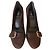 Fendi High Heels aus braunem Wildleder