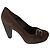 Fendi High Heels aus braunem Wildleder - Ansicht 2