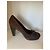 Fendi High Heels aus braunem Wildleder - Ansicht 5