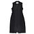 Fendi Tuxedo Midi-Kleid Schwarz