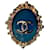 Anello Chanel Camélia Blu