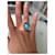 Anello Chanel Camélia Blu - vista 6