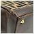 Borsa Fendi Zucca marrone in pelle e jacquard - vista 11