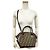 Borsa Fendi Zucca marrone in pelle e jacquard - vista 14