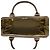 Borsa Fendi Zucca marrone in pelle e jacquard - vista 5