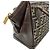 Borsa Fendi Zucca marrone in pelle e jacquard - vista 6